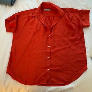 Everlane Clean Silk Square Shirt